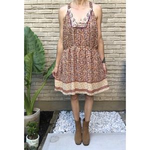 Jessica Simpson 2X Boho Floral Print Dress